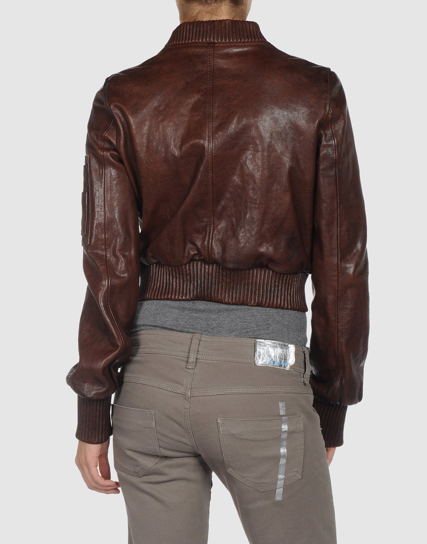 Short Women's Leather Jacket