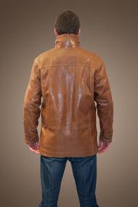 Richard Men's Leather Coat
