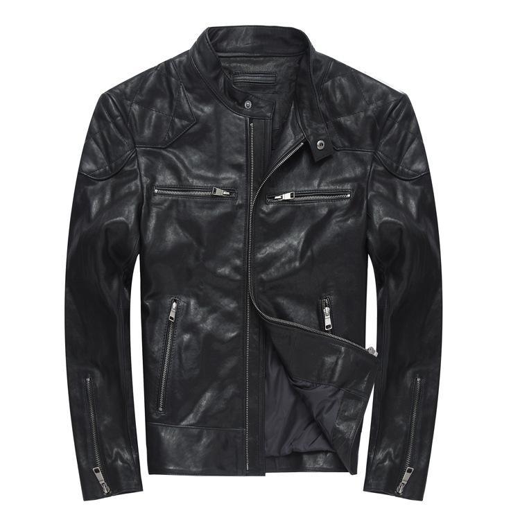 Motorcycle Men's Leather Jacket