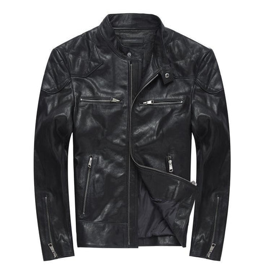 Motorcycle Men's Leather Jacket