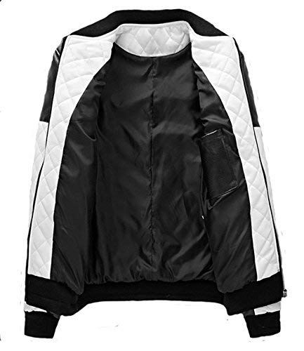 Two Tone Leather Jacket