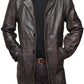 Bovine Long Leather Coat