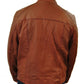 Dark Tan Men's Leather Jacket