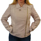 Ivory Women's Leather Jacket