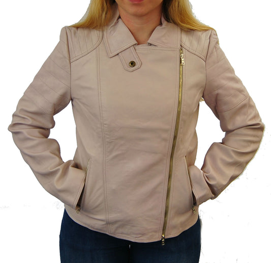 Ivory Women's Leather Jacket