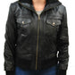 Sasha Women's Bomber Leather Jacket