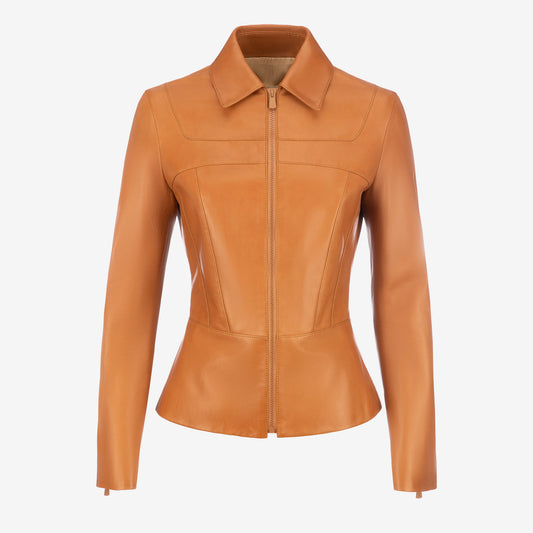 Slim Fit Leather Jacket