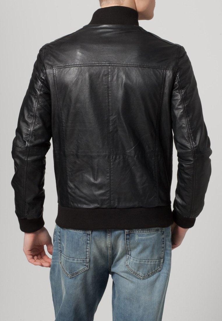 Men's Bomber Leather Jacket