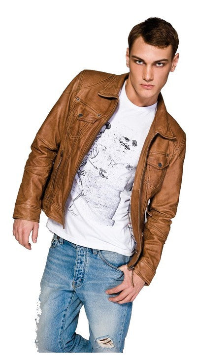 Century Mens Leather Jacket