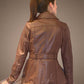 Lorraine Women's Leather Coat