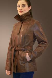 Lorraine Women's Leather Coat